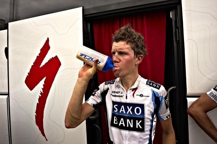 Den danske VM-trup består af lutter Team Saxo Bank-ryttere. Her Chris Anker Sørensen. Arkivfoto. 