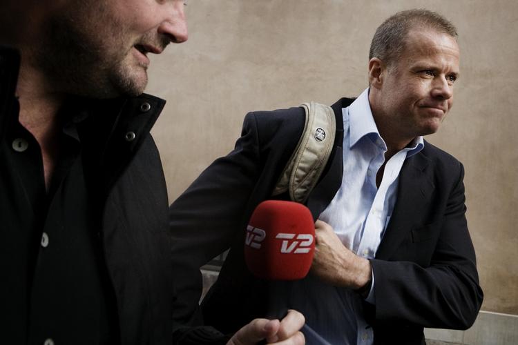 Jægersoldaten Thomas Rathsack på vej i retten. 