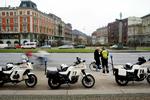 Politiet på cykelrazzia i København. Arkivfoto. 