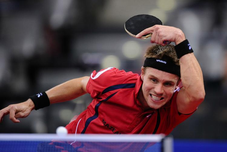 Mod Aleksandar Karakasevic vandt Michael Maze sin ottendedelsfinale ved EM. 