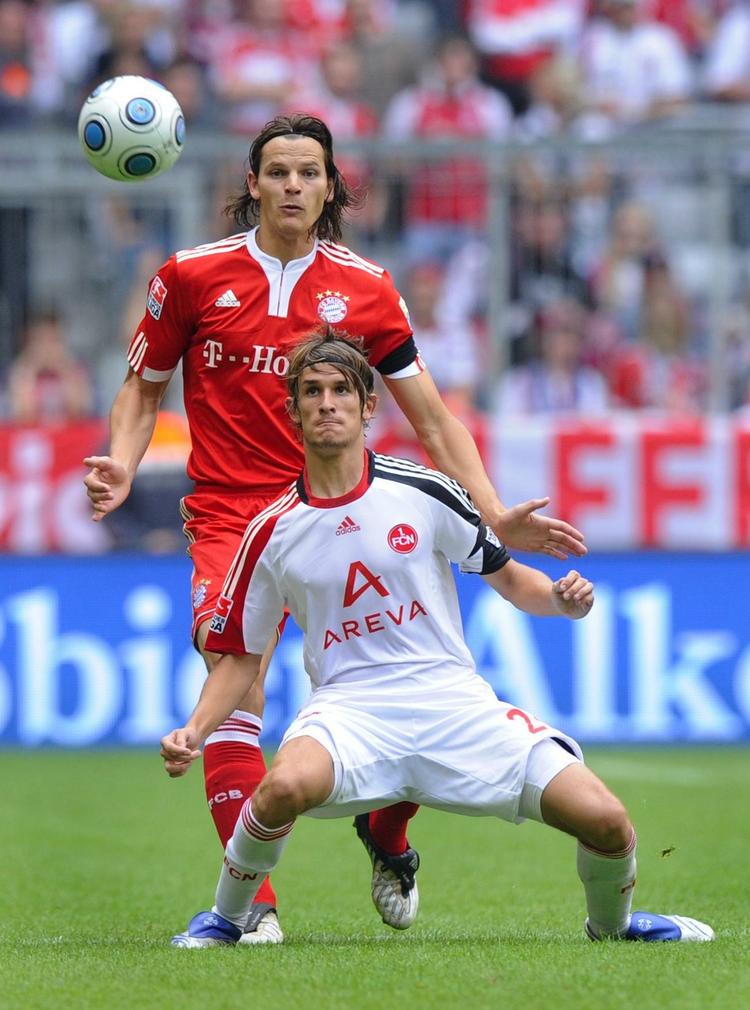 Daniel Van Buyten  blev den store i duellen med Nürnberg og Dario Vidosic. 