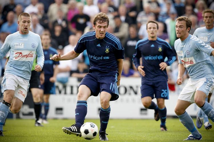 Brøndby-angriberen Morten Duncan Rasmussen scorede to gange i 4-2-sejren over SønderjyskE. 