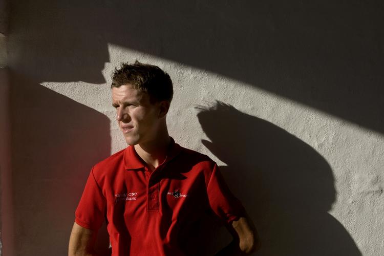 Chris Anker Sørensen blev ramt af en punktering og mistede alle chancer for en topplacering. Arkivfoto. 