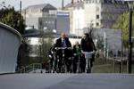 Den britiske transportminister på sin tohjulede rundtur i den danske cykeltrafik. 