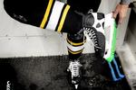 Herlev Hornets-spillerne skal ikke have skøjterne på fredag, hvor ishockey-ligaen åbner en ny sæson. Arkivfoto. 