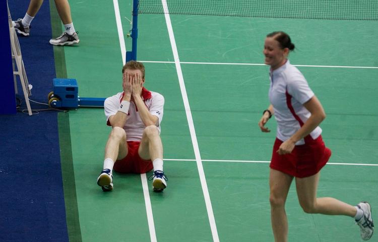 Thomas Laybourn og Kamilla Rytter Juhler klar til 3. runde i Japan. Arkivfoto. 