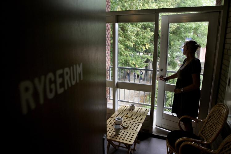 Dragør Skole er et af de steder, hvor lærerne kan nyde en cigaret i frikvarteret. 