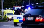 Billedet af en ukendt mand ved det værdidepot, der onsdag blev røvet syd for Stockholm, er nu sendt ud til Sverige politistationer. 
