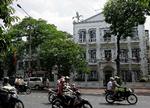 The Danish embassy in Hanoi where nine North Koreans are said to have sought asylum. 