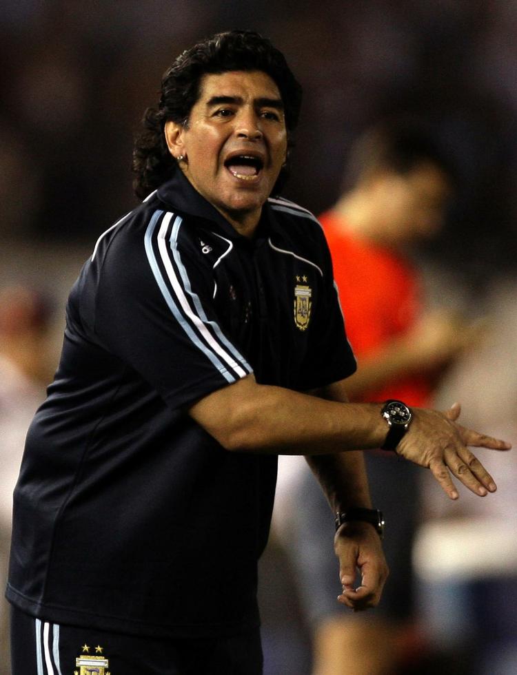 Flere af Diego Maradonas beslutninger omkring det argentinske landshold vækker bekymring i hjemlandet. Arkivfoto. 
