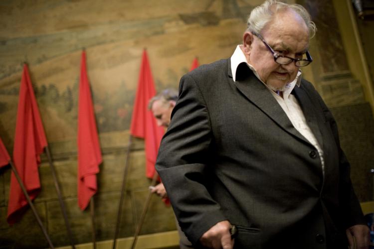 Anker Jørgensen var ikke nogen stor fan af Helle Thorning-Schmidt, men hun har overbevist ham om sine kvaliteter, siger han nu. Arkivfoto 