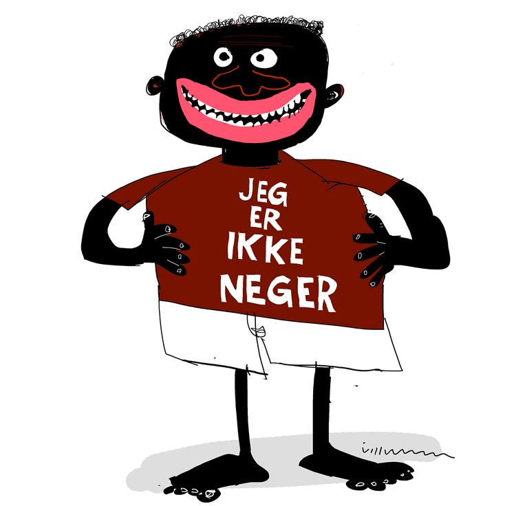Man skal ikke have berøringsangst i udlændingedebatten, men der er heller ikke nogen grund til at tale grimt til eller om hinanden, skriver debattør. Tegning: Jørn Villumsen. 