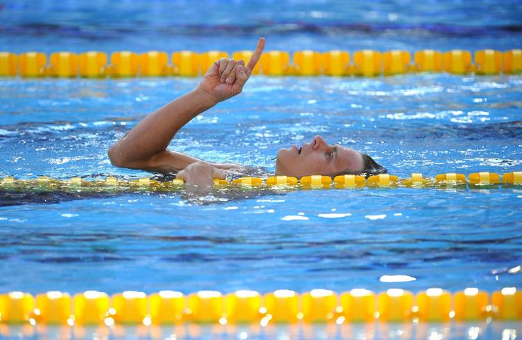 Brasiliens store svømmestjerne, Cesar Cielo Filho, må vinke farvel til muligheden for at vinde World Cuppen på hjemmebane. Cielo Filho er verdensmester og verdensrekordholder i 100 meter fri. Arkivfoto. 