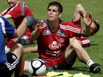 Daniel Agger får comeback i aften på Liverpools reservehold og er med i VM-truppen efter at have misset kampene mod Albanien og Portugal. Arkivfoto. 