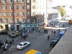 Nørrebrogade blev afspærret ved Heimdalsgade efter overfaldet. 