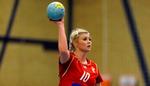 Som U18-landholdsspiller er Signe Sjølund Pedersen vant til tilskuere, men ikke så mange som på fredag. Foto: Danmarks Idræts-Forbund 