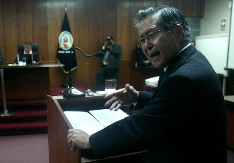 Alberto Fujimori har forsvaret sig selv under retssagerne mod ham. Arkivfoto 