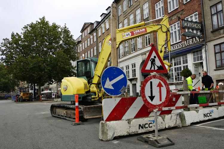 Vejarbejde bliver et sjældent syn den kommende uge i København. Arkivfoto. 