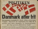 Politiken fylder 125 år i dag. En række kendte danskere anmelder dagbladet. Arkivfoto fra Danmarks befrielse. 