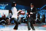 Uma Thurman og Johan Travolta i den uforglemmelige dansescene i Pulp Fiction. 