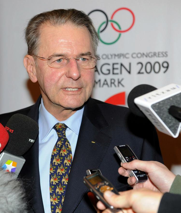 Det var en meget begejstret IOC-præsident, der talte til de fremmødte gæster ved åbningsfesten. Arkivfoto. 