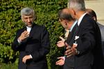 Irans atomforhandler Saeed Jalili ankommer til forhandlingerne om landets atomprogram. 