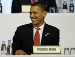 Barack Obama i Bella-centret i København. 