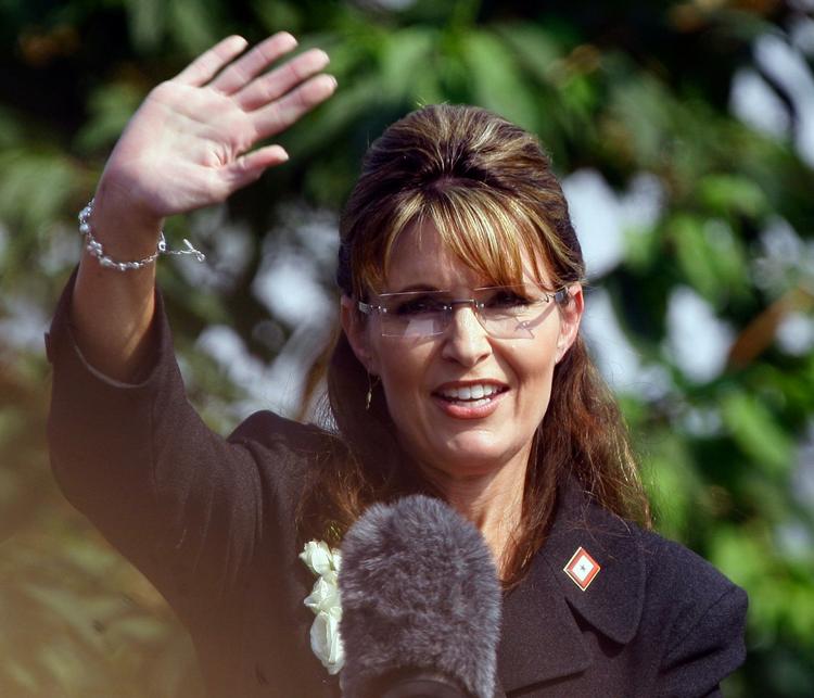 Sarah Palin stillede op til præsidentvalget i USA sidste år som republikansk vicepræsidentkandidat. Arkivfoto. 