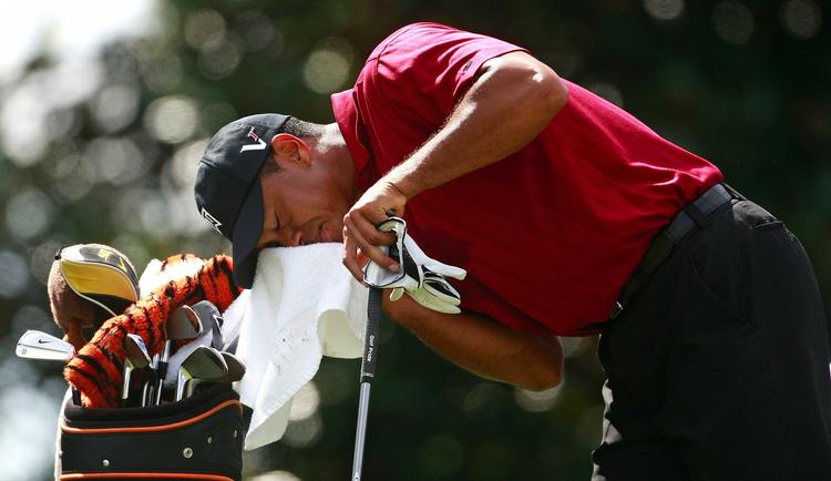 Man kan blive helt svedig ved tanken, men Tiger Woods har altså tjent et beløb svarende til over 5.000.000.000 kroner på sine evner som golfspiller. Arkivfoto. 