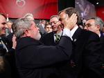 I får chancen en anden gang ... synes Brasiliens præsident Luiz Inacio Lula da Silva at sige til den spanske ministerpræsident Jose Luis Rodriguez Zapatero, efter at det var afgjort, at Rio løber med sommer-OL i 2016. 