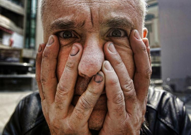 Damien Hirst (billedet) har ingen anelse om hvem Solomon Lyttle er, selvom de både skulle være gode venner og samarbejde. Foto: AP 