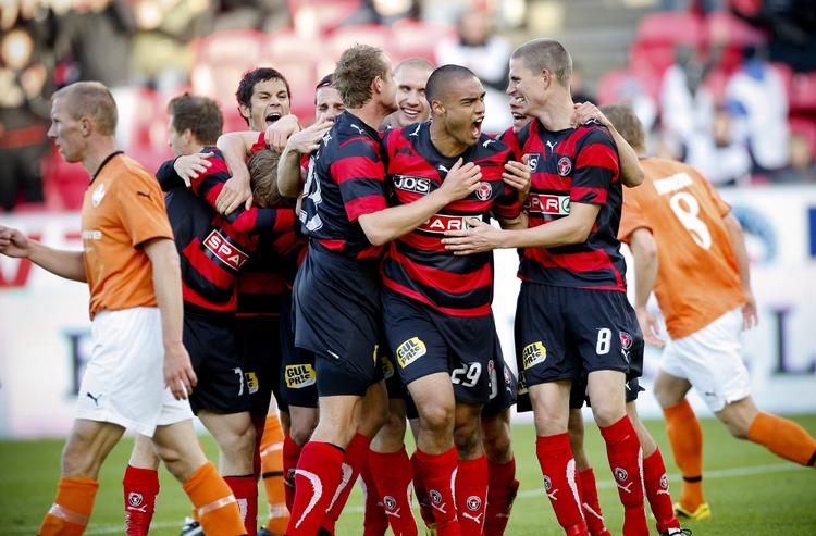 Jublen var stor hos FC Midtjylland, der fik tre vigtige point i bundopgøret mod HB Køge. 
