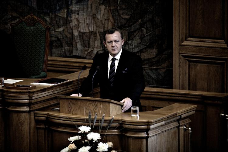»Vi kan ikke forsvare, at nogle unge efterlades i passivitet, når vi har givet slip på dem efter 9. klasse«, siger Lars Løkke Rasmussen blandt andet i sin tale. 