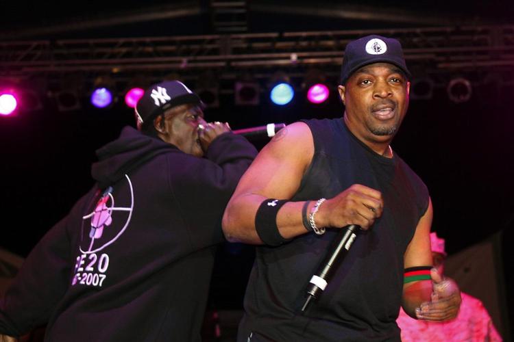 Public Enemy ses her til en koncert ved en musikfestival i Austin i den amerikanske delstat Texas i 2007. Til højre er det Chunk D, til venstre Flavor Flav. 