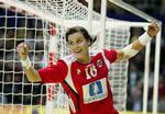 Linn-Kristin Riegelhuth er uhyre træfsikker og scorede for nylig ni mål mod Danmark. Arkivfoto. 