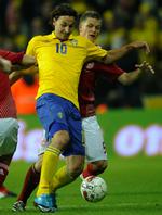 Denmark Sweden WCup Soccer