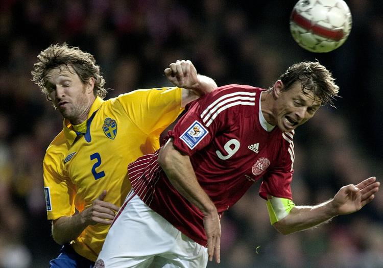 Jon Dahl Tomasson og Mikael Nilsson. 
