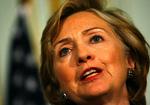 Den amerikanske udenrigsminister Hillary Clinton er i Moskva. 