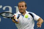 Olivier Rochus brugte al sin erfaring fra mange år på ATP Touren til at nedkæmpe den  22-årige Thomas Kromann. Arkivfoto. 