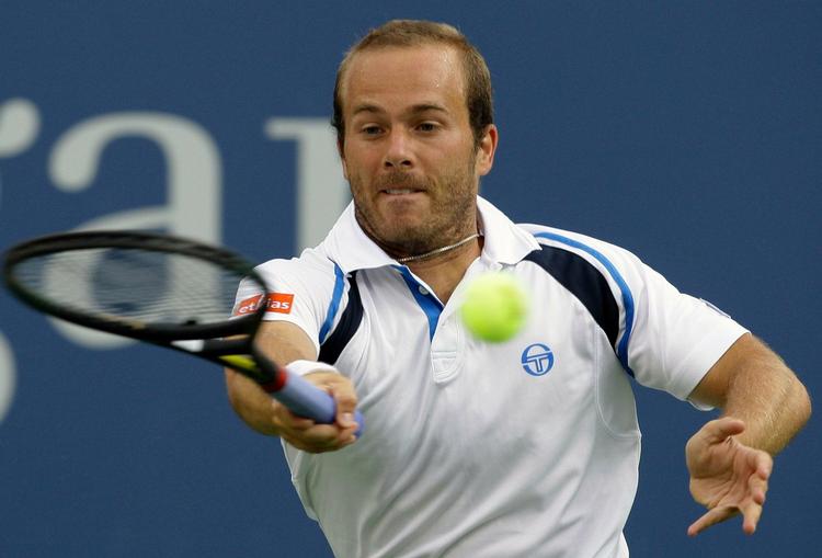 Olivier Rochus brugte al sin erfaring fra mange år på ATP Touren til at nedkæmpe den  22-årige Thomas Kromann. Arkivfoto. 