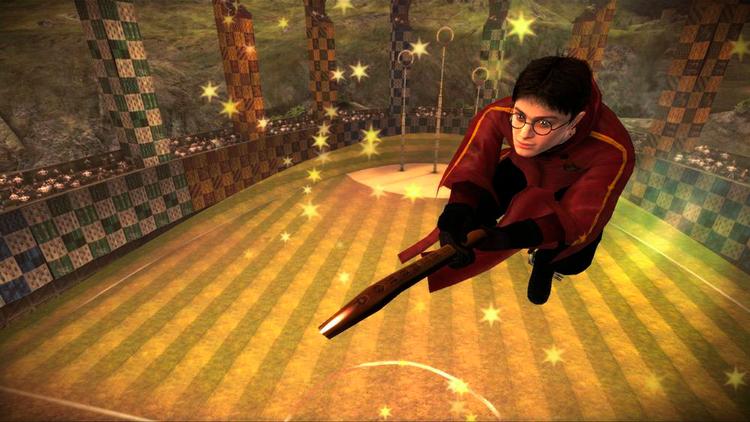 Tryllerier. Det nye Harry Potter-spil appellerer især til fans, der gerne vil gå - eller flyve - rundt i Harrys sko.  Foto fra spillet 