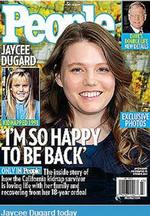 Dette er det første billede af 29-årige Jaycee L. efter hun er undsluppet sit fangeskab. Magasinet 'People' bringer i morgen et interview med hende. 