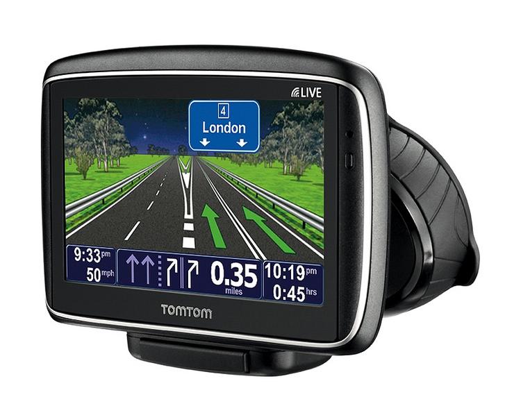 Den nye topmodel fra TomTom - Go 750/950. Sidstnævnte har også kort over USA og Canada. 