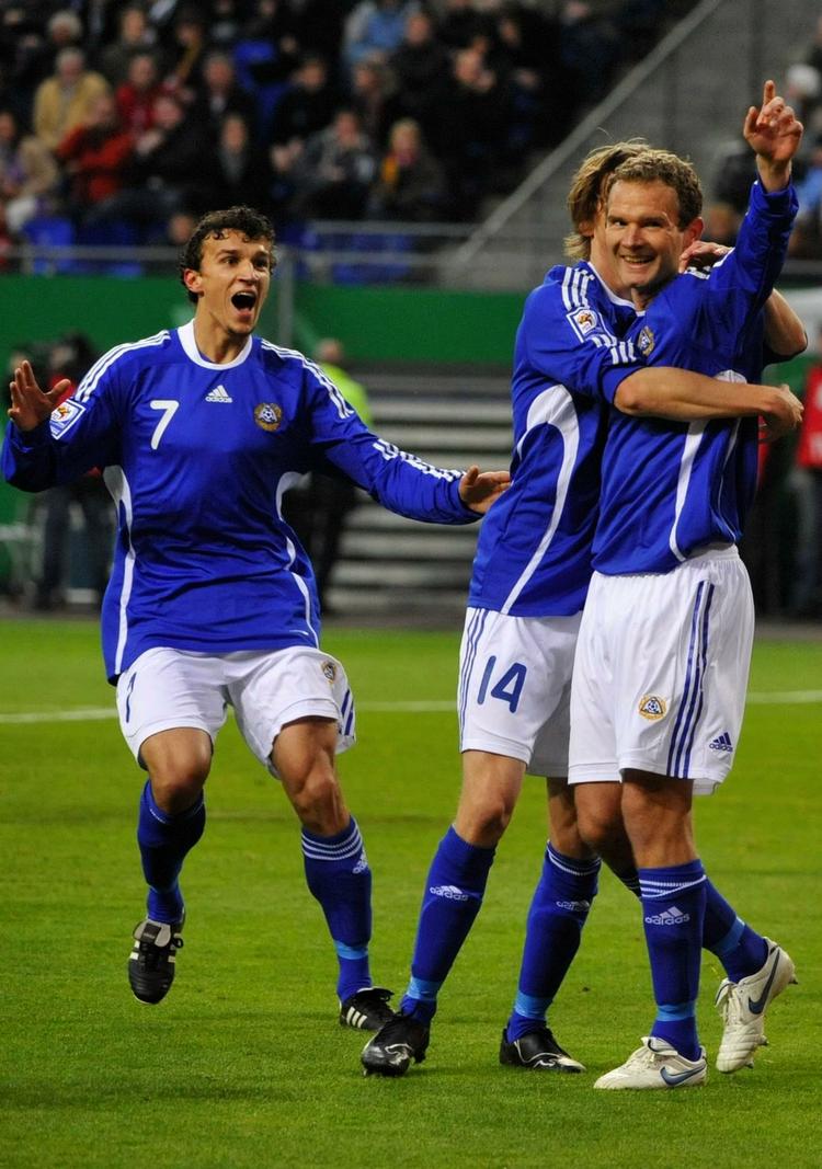 Jonatan Johansson var tæt på at blive matchvinder i sin landskamp nummer 100. 