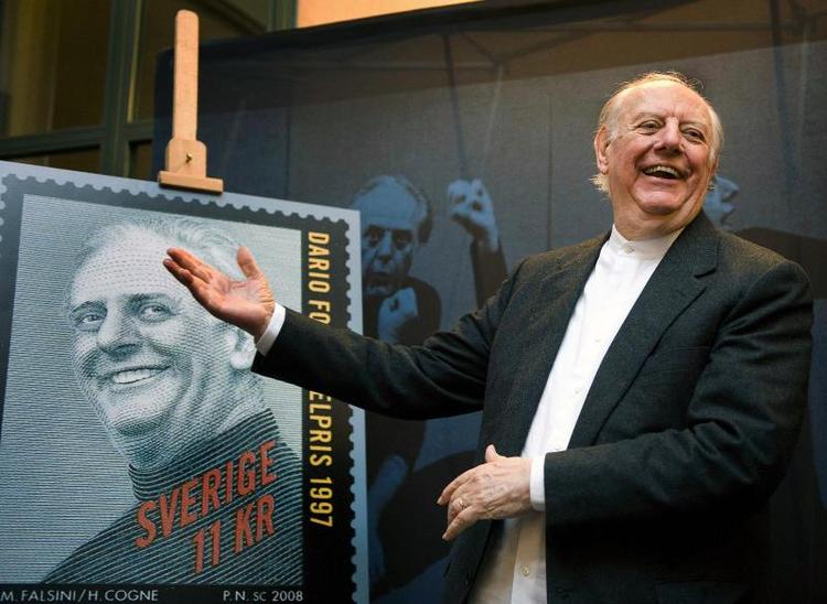 Satiriker. Dario Fo lægger vejen forbi Den Sorte Diamant. Foto: AP. 
