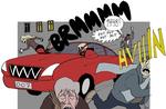 Vi har brug for en særlig hot-line, hvor man kan indtelefonere sin anmeldelse – selvfølgelig kombineret med en sms-tjeneste og en hjemmeside. Det skriver Per Østerlund. Tegning: Anne-Marie Steen Petersen. 
