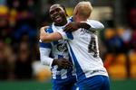 Peter Utaka scorede OB's andet mål og er nu oppe på i alt ni sæsonscoringer. 