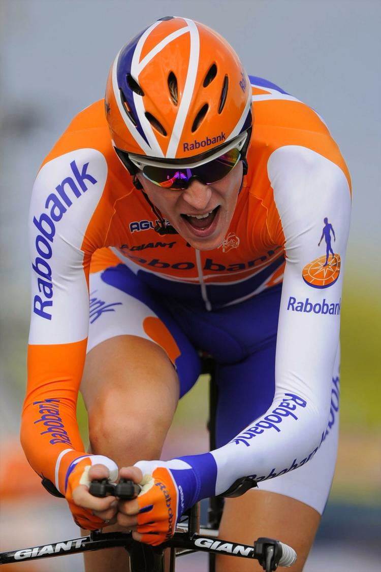 Robert Gesink er godt kørende i Lombardiet Rundt. Arkivfoto. 