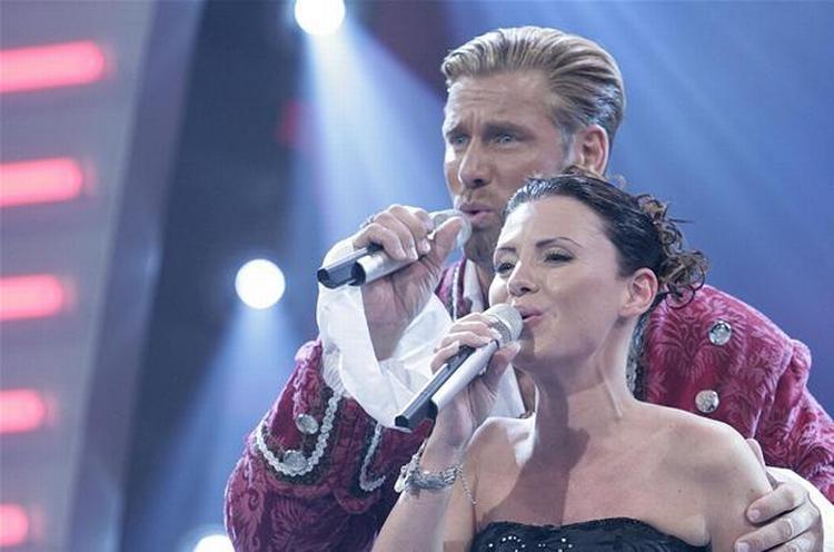 Michael og Maria Bjørnson ses her i semifinalen af 'Talent 09'. Arkivfoto. 