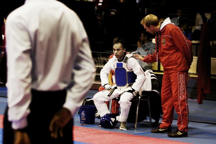 Sidste uges VM i taekwondo i Ballerup var et af slagnumrene i sportsåret 2009. De mange sportsbegivenheder skal efter planen markedsføre Danmark i udlandet. Arkivfoto. 
